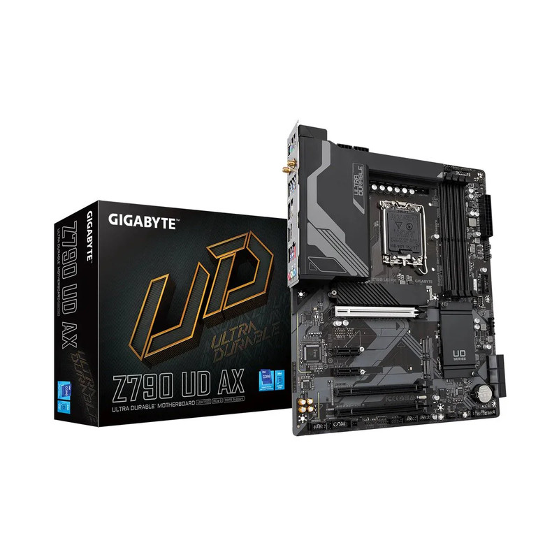 Gigabyte Z790 UD AX WiFi DDR5 LGA 1700 Intel ATX Gaming Motherboard - اللوحة الأم